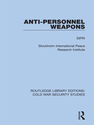 cover image of Anti-personnel Weapons